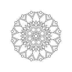 Malvorlage: Einfache Mandalas (Mandalas) #209881 - Kostenlose Malvorlagen zum Ausdrucken