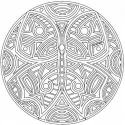 Malvorlage: Schmetterlings-Mandalas (Mandalas) #117388 - Kostenlose Malvorlagen zum Ausdrucken