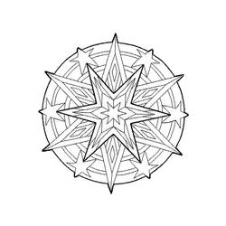 Malvorlage: Stern-Mandalas (Mandalas) #117953 - Kostenlose Malvorlagen zum Ausdrucken
