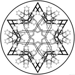 Malvorlage: Stern-Mandalas (Mandalas) #117955 - Kostenlose Malvorlagen zum Ausdrucken
