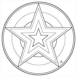 Malvorlage: Stern-Mandalas (Mandalas) #117956 - Kostenlose Malvorlagen zum Ausdrucken