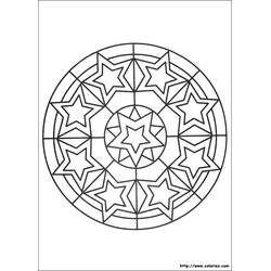Malvorlage: Stern-Mandalas (Mandalas) #117964 - Kostenlose Malvorlagen zum Ausdrucken