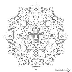 Malvorlage: Stern-Mandalas (Mandalas) #118018 - Kostenlose Malvorlagen zum Ausdrucken