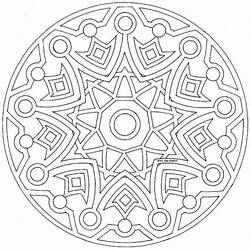 Malvorlage: Stern-Mandalas (Mandalas) #118019 - Kostenlose Malvorlagen zum Ausdrucken
