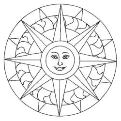 Malvorlage: Stern-Mandalas (Mandalas) #118021 - Kostenlose Malvorlagen zum Ausdrucken