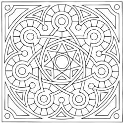 Malvorlage: Stern-Mandalas (Mandalas) #118035 - Kostenlose Malvorlagen zum Ausdrucken