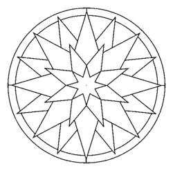 Malvorlage: Stern-Mandalas (Mandalas) #118060 - Kostenlose Malvorlagen zum Ausdrucken