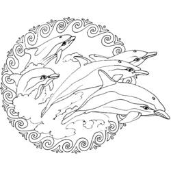 Malvorlage: Tier-Mandalas (Mandalas) #22718 - Kostenlose Malvorlagen zum Ausdrucken