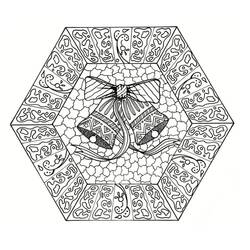 Malvorlage: Weihnachts-Mandalas (Mandalas) #175388 - Kostenlose Malvorlagen zum Ausdrucken