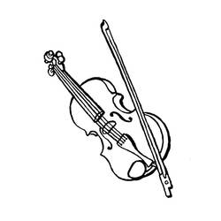 Malvorlage: Geige (Musik) #176925 - Kostenlose Malvorlagen zum Ausdrucken