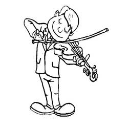 Malvorlage: Geige (Musik) #176927 - Kostenlose Malvorlagen zum Ausdrucken