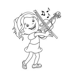 Malvorlage: Geige (Musik) #176931 - Kostenlose Malvorlagen zum Ausdrucken