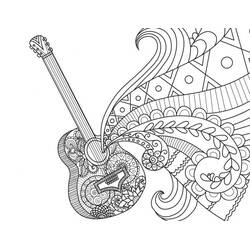 Malvorlage: Gitarre (Musik) #173187 - Kostenlose Malvorlagen zum Ausdrucken