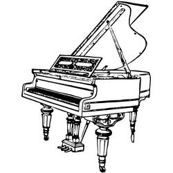 Malvorlage: Klavier (Musik) #173481 - Kostenlose Malvorlagen zum Ausdrucken