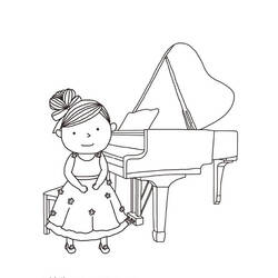 Malvorlage: Klavier (Musik) #173496 - Kostenlose Malvorlagen zum Ausdrucken