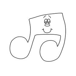 Malvorlage: Musiknoten (Musik) #176886 - Kostenlose Malvorlagen zum Ausdrucken