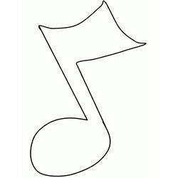 Malvorlage: Musiknoten (Musik) #176889 - Kostenlose Malvorlagen zum Ausdrucken