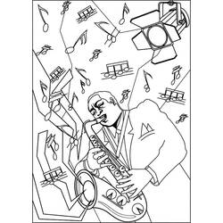 Malvorlage: Saxophon (Musik) #173356 - Kostenlose Malvorlagen zum Ausdrucken
