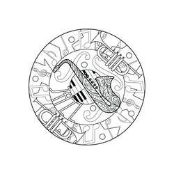 Malvorlage: Saxophon (Musik) #173358 - Kostenlose Malvorlagen zum Ausdrucken