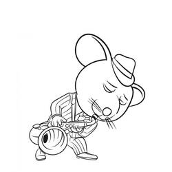 Malvorlage: Saxophon (Musik) #173391 - Kostenlose Malvorlagen zum Ausdrucken