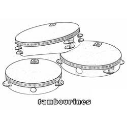 Malvorlage: Tamburin (Musik) #176917 - Kostenlose Malvorlagen zum Ausdrucken