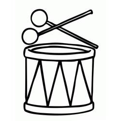 Malvorlage: Trommel (Musik) #209556 - Kostenlose Malvorlagen zum Ausdrucken