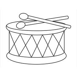 Malvorlage: Trommel (Musik) #209557 - Kostenlose Malvorlagen zum Ausdrucken
