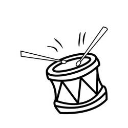 Malvorlage: Trommel (Musik) #209564 - Kostenlose Malvorlagen zum Ausdrucken