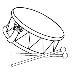 Malvorlage: Trommel (Musik) #209566 - Kostenlose Malvorlagen zum Ausdrucken