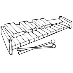 Malvorlage: Xylophon (Musik) #200987 - Kostenlose Malvorlagen zum Ausdrucken