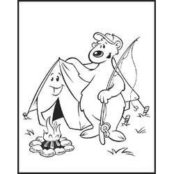 Malvorlage: Camping (Natur und Jahreszeiten) #207370 - Kostenlose Malvorlagen zum Ausdrucken