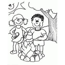 Malvorlage: Camping (Natur und Jahreszeiten) #207382 - Kostenlose Malvorlagen zum Ausdrucken