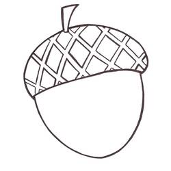 Malvorlage: Eichel (Natur und Jahreszeiten) #218505 - Kostenlose Malvorlagen zum Ausdrucken