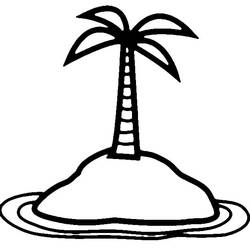 Malvorlage: Insel (Natur und Jahreszeiten) #201009 - Kostenlose Malvorlagen zum Ausdrucken