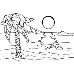 Malvorlage: Meer (Natur und Jahreszeiten) #193492 - Kostenlose Malvorlagen zum Ausdrucken