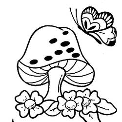 Malvorlage: Pilz (Natur und Jahreszeiten) #174091 - Kostenlose Malvorlagen zum Ausdrucken