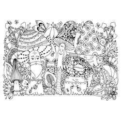 Malvorlage: Pilz (Natur und Jahreszeiten) #174105 - Kostenlose Malvorlagen zum Ausdrucken