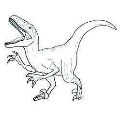 Malvorlage: Velociraptor (Prähistorische Tiere) #214486 - Kostenlose Malvorlagen zum Ausdrucken