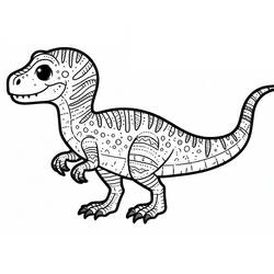 Malvorlage: Velociraptor (Prähistorische Tiere) #214488 - Kostenlose Malvorlagen zum Ausdrucken