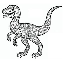 Malvorlage: Velociraptor (Prähistorische Tiere) #214497 - Kostenlose Malvorlagen zum Ausdrucken