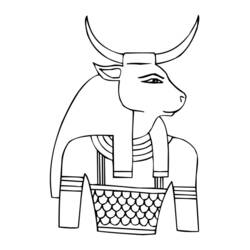 Malvorlage: Ägyptische Mythologie (Religion und Mythologie) #111190 - Kostenlose Malvorlagen zum Ausdrucken