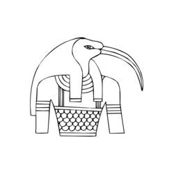 Malvorlage: Ägyptische Mythologie (Religion und Mythologie) #111250 - Kostenlose Malvorlagen zum Ausdrucken