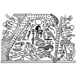 Malvorlage: Ägyptische Mythologie (Religion und Mythologie) #111378 - Kostenlose Malvorlagen zum Ausdrucken