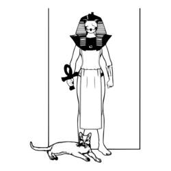 Malvorlage: Ägyptische Mythologie (Religion und Mythologie) #111472 - Kostenlose Malvorlagen zum Ausdrucken