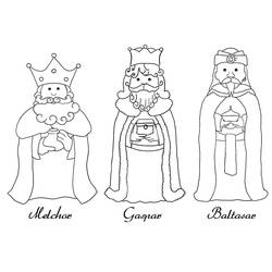 Malvorlage: Die Heiligen Drei Könige (Religion und Mythologie) #217807 - Kostenlose Malvorlagen zum Ausdrucken