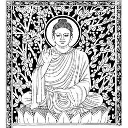 Malvorlage: Hinduistische Mythologie: Buddha (Religion und Mythologie) #89504 - Kostenlose Malvorlagen zum Ausdrucken
