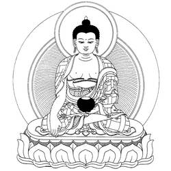 Malvorlage: Hinduistische Mythologie: Buddha (Religion und Mythologie) #89512 - Kostenlose Malvorlagen zum Ausdrucken