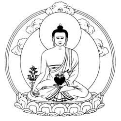 Malvorlage: Hinduistische Mythologie: Buddha (Religion und Mythologie) #89522 - Kostenlose Malvorlagen zum Ausdrucken