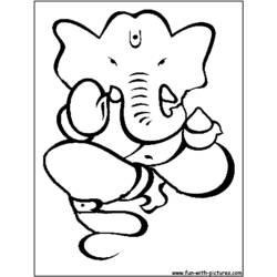 Malvorlage: Hinduistische Mythologie: Ganesha (Religion und Mythologie) #96858 - Kostenlose Malvorlagen zum Ausdrucken