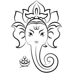 Malvorlage: Hinduistische Mythologie: Ganesha (Religion und Mythologie) #96874 - Kostenlose Malvorlagen zum Ausdrucken
